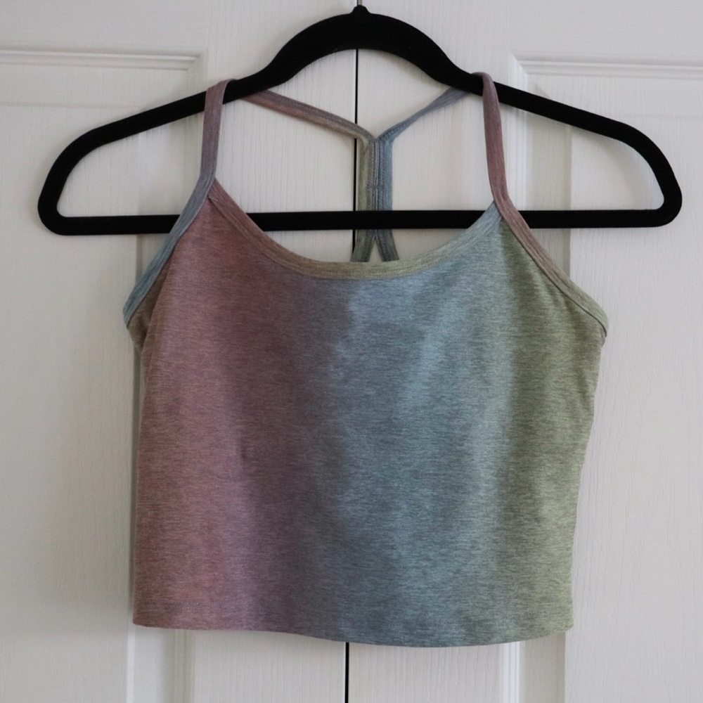 Beyond Yoga Pastel Gradient Crop Top